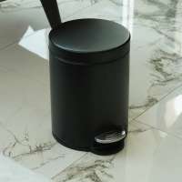 Wholesale round shape stainless steel garbage bin for kitchen bathroom living room